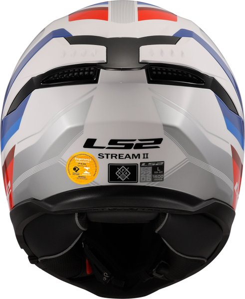 Capacete LS2 Stream II FF808 Vintage Wht/Red/Blue