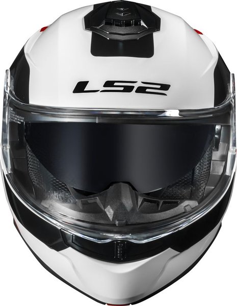 Capacete LS2 Strobe II FF908 Escamoteável Autox Wht/Red