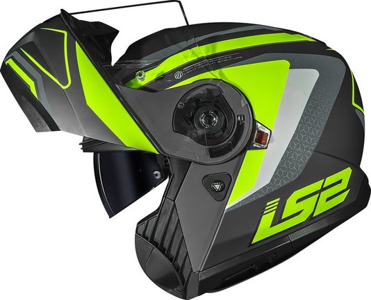 Capacete LS2 Strobe II FF908 Escamoteável Phantom Titanium