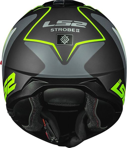 Capacete LS2 Strobe II FF908 Escamoteável Phantom Titanium