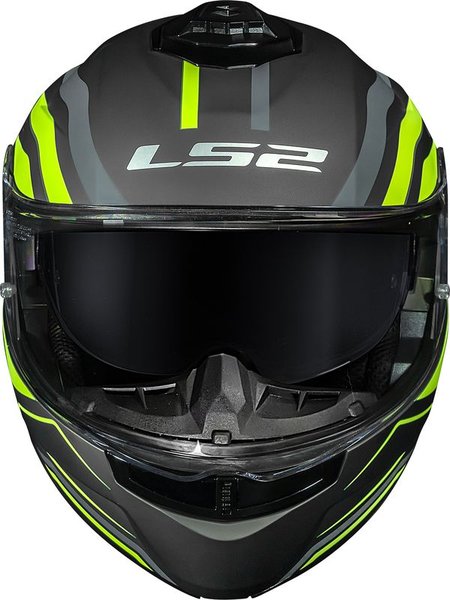 Capacete LS2 Strobe II FF908 Escamoteável Phantom Titanium