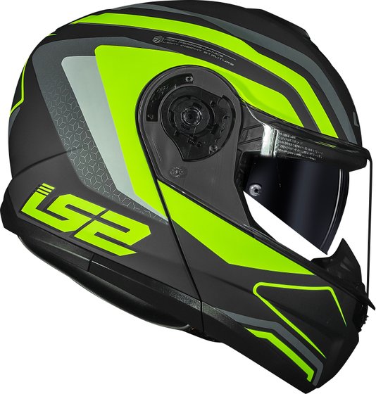 Capacete LS2 Strobe II FF908 Escamoteável Phantom Titanium