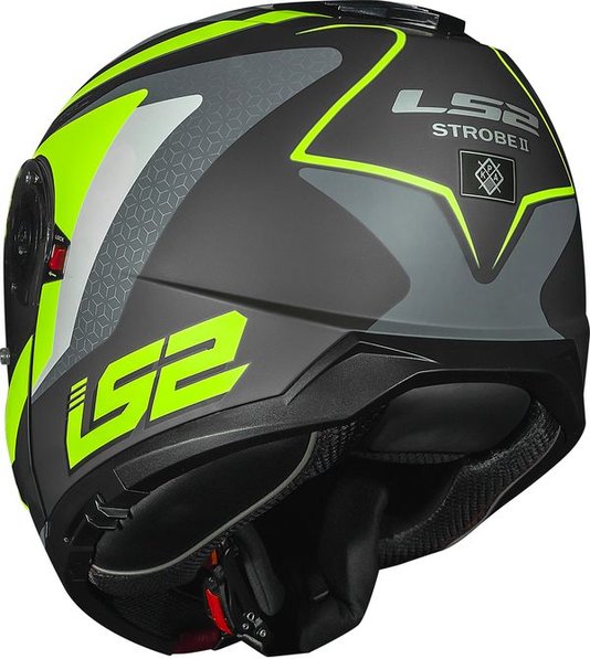 Capacete LS2 Strobe II FF908 Escamoteável Phantom Titanium