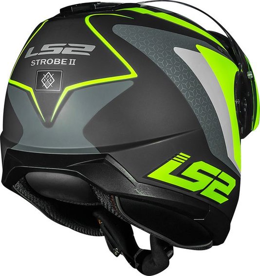 Capacete LS2 Strobe II FF908 Escamoteável Phantom Titanium