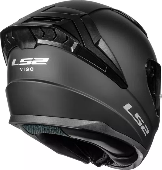 Capacete LS2 Vigo FF810 Monocolor Preto Fosco