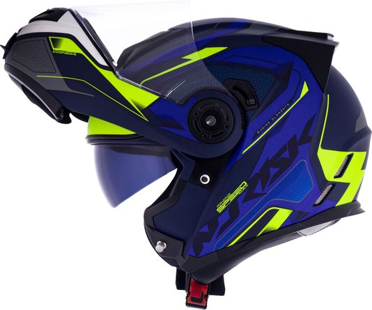 Capacete Norisk FF345 Speedmax Fosco Blue/HV Yellow