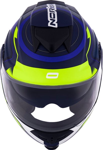 Capacete Norisk FF345 Speedmax Fosco Blue/HV Yellow