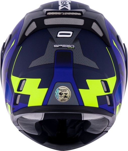 Capacete Norisk FF345 Speedmax Fosco Blue/HV Yellow