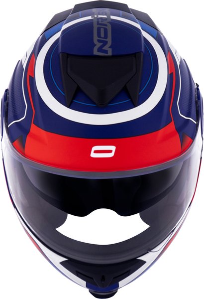 Capacete Norisk FF345 Speedmax Fosco Blue/Wht/Red