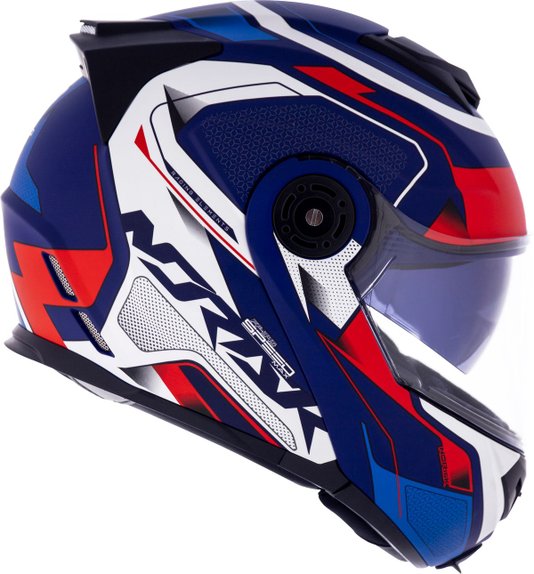 Capacete Norisk FF345 Speedmax Fosco Blue/Wht/Red