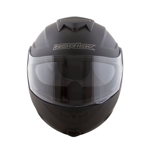 Capacete Norisk Route FF345 Escamoteável Preto Fosco
