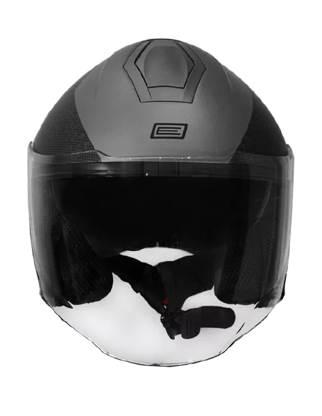 Capacete Origine Palio 2.0 Aberto Hyper Preto/Cinza Fosco
