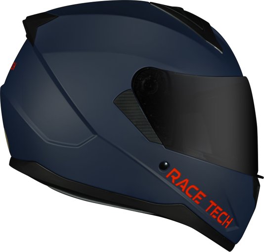 Capacete Race Tech Sector Monocolor Azul Fosco