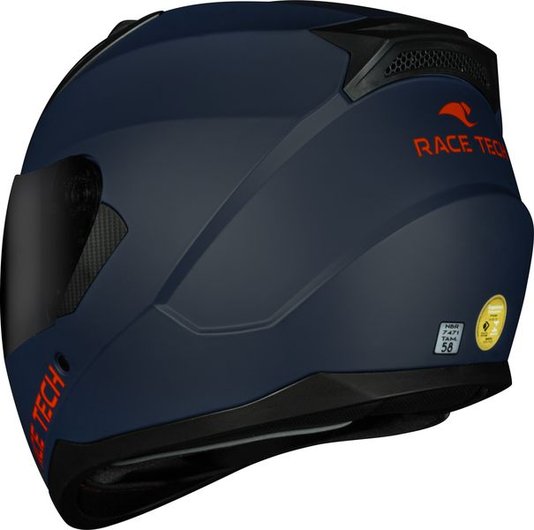 Capacete Race Tech Sector Monocolor Azul Fosco