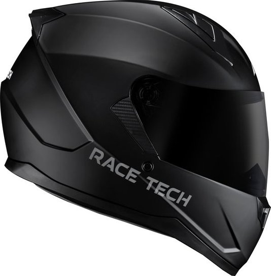 Capacete Race Tech Sector Monocolor Preto Fosco