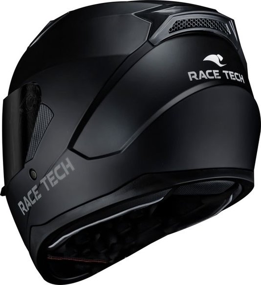 Capacete Race Tech Sector Monocolor Preto Fosco