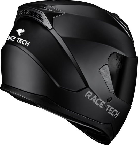 Capacete Race Tech Sector Monocolor Preto Fosco