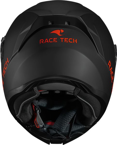 Capacete Race Tech Signal Escamoteável Preto Fosco