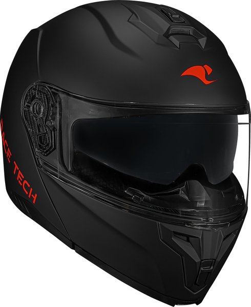 Capacete Race Tech Signal Escamoteável Preto Fosco