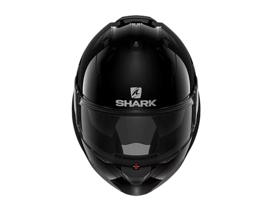 Capacete Shark Evo ES Escamoteável Blank Preto Brilhoso