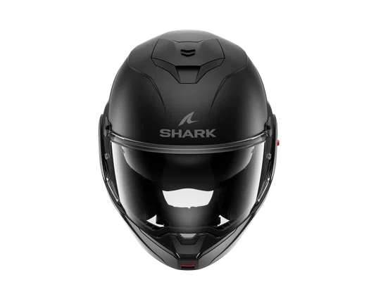 Capacete Shark OXO Escamoteável Blanl KMA Preto Fosco