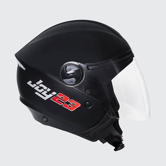 Capacete Taurus Joy 23 Aberto Preto Fosco