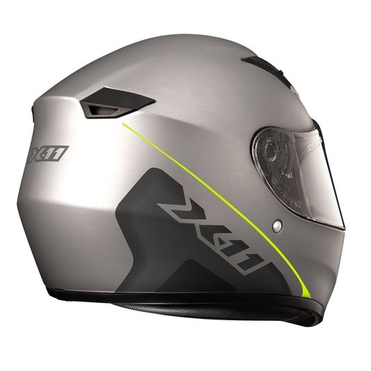 Capacete X11 Trust Solides Prata