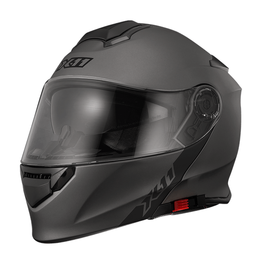 Capacete X11 Turner Solides Escamoteável Chumbo