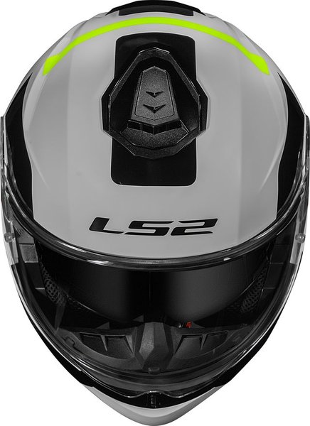 Capacete LS2 Strobe II FF908 Escamoteável Autox Grey/HV/Yellow