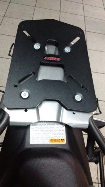 Chapa Suporte Bauleto Versys X300 Chapam Preto