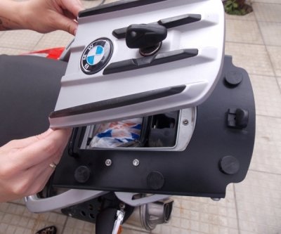 Suporte Bauleto BMW G650 GS Monolock Chapam