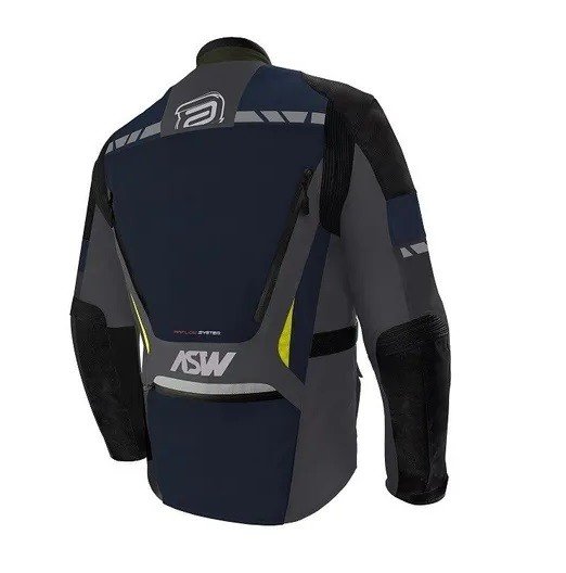 Jaqueta ASW Pangea Azul/Cinza/Fluor