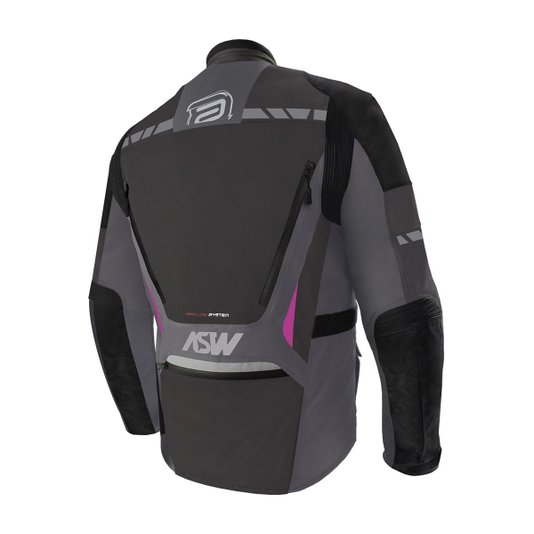 Jaqueta ASW Pangea Feminina Preto/Rosa