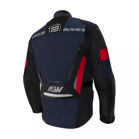 Jaqueta ASW Pangea Masculina Azul/Vermelha