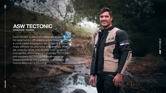 Jaqueta ASW Tectonic Ripstop Flex Preto/Caqui