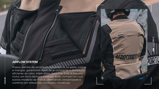 Jaqueta ASW Tectonic Ripstop Flex Preto/Caqui