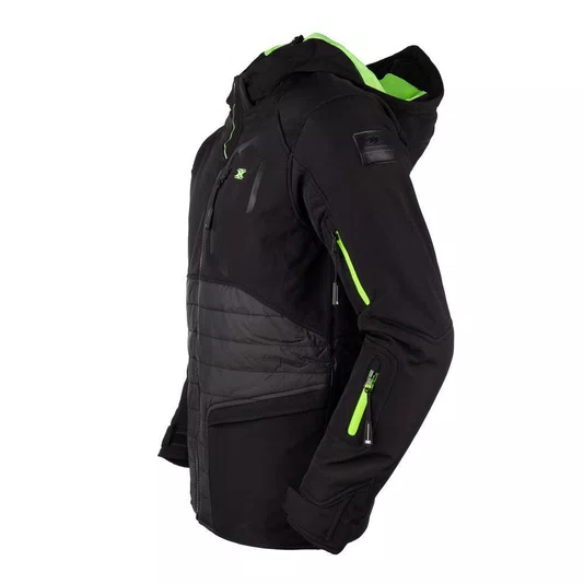 Jaqueta Texx Miami Cinza/Preto/Neon
