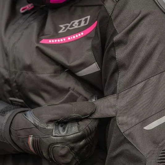 Jaqueta X11 Evo 4 Feminina Preto/Rosa