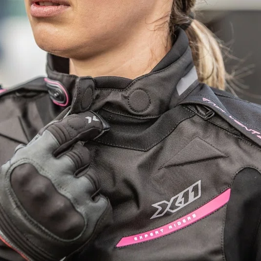 Jaqueta X11 Evo 4 Feminina Preto/Rosa