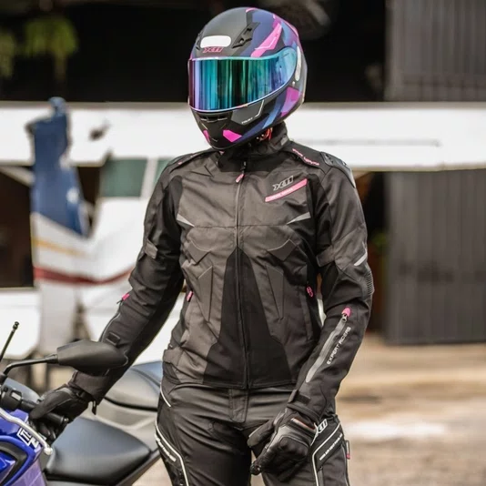 Jaqueta X11 Evo 4 Feminina Preto/Rosa