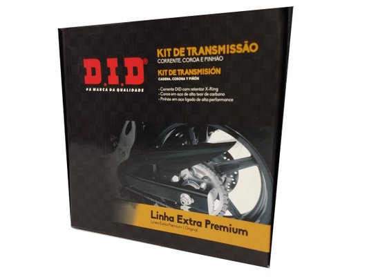 kit Relação Ducati Multistrada 1200S 10/17 DID Extra Premium