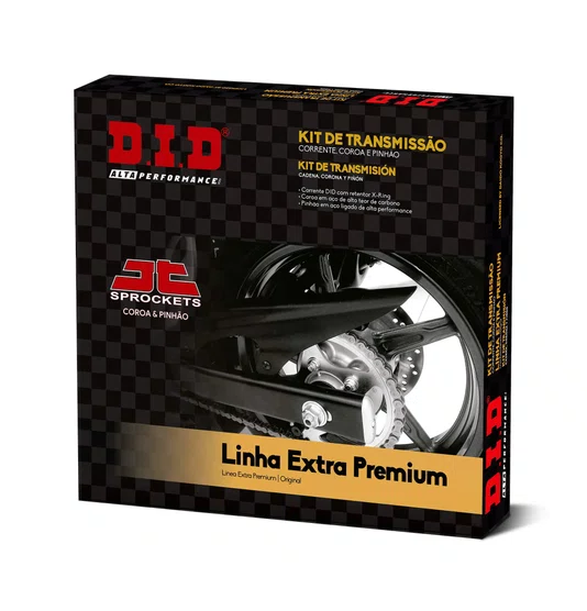 Kit Relação MT-09/Tracer 900 GT DID C/ Retentor VX3