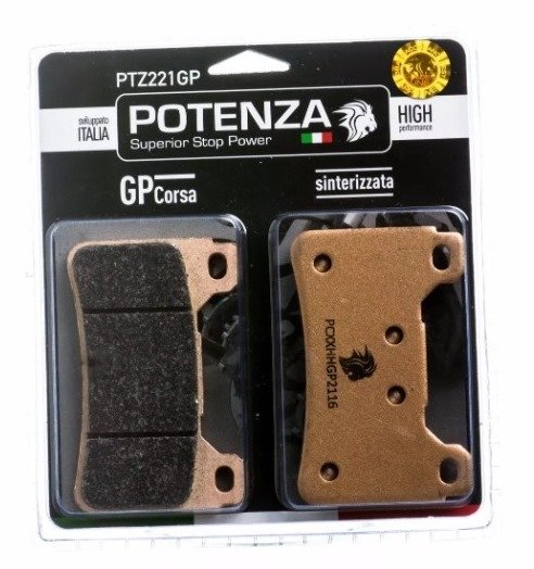 Pastilha Freio Potenza PTZ221GP Sinterizada