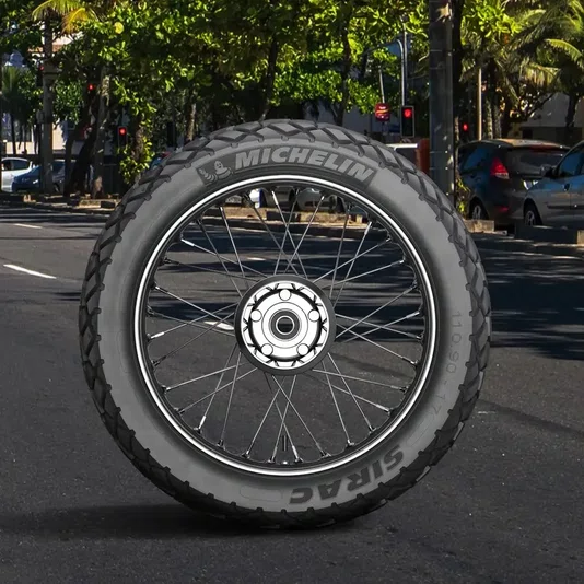 Pneu Michelin Sirac 110/90-17 R 60P TT Traseiro