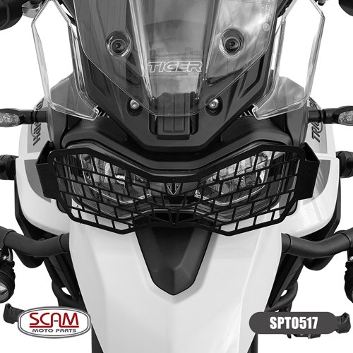 Protetor Farol Tiger 900 2020/... Aço Scam