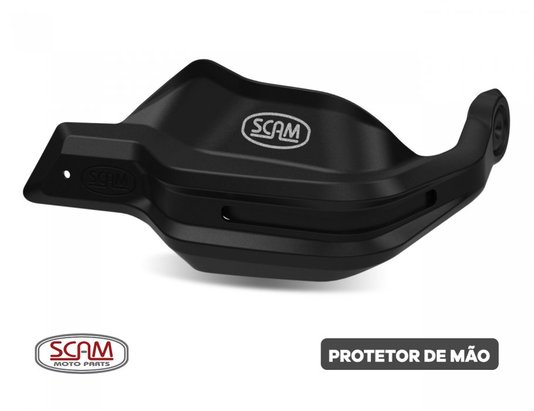 Protetor Mão Scam BMW F750 GS/F 850GS/R1200 GS/Adventure 2013/... Preto