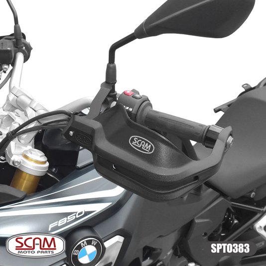 Protetor Mão Scam BMW F750 GS/F 850GS/R1200 GS/Adventure 2013/... Preto