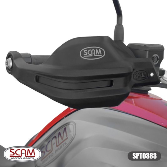 Protetor Mão Scam BMW F750 GS/F 850GS/R1200 GS/Adventure 2013/... Preto