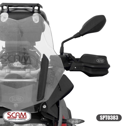 Protetor Mão Scam BMW F750 GS/F 850GS/R1200 GS/Adventure 2013/... Preto