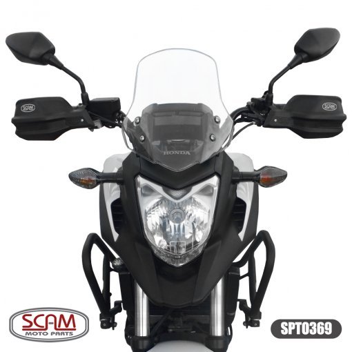 Protetor Mão Scam CB500F/CB 500X/CB650F/NC700/NC 750X Preto